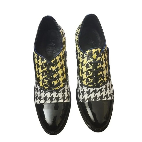 New $600 The Office Of Angela Scott Size 6 or 36 Mrs. Maisel Midheel Bumblebee - Picture 4 of 12